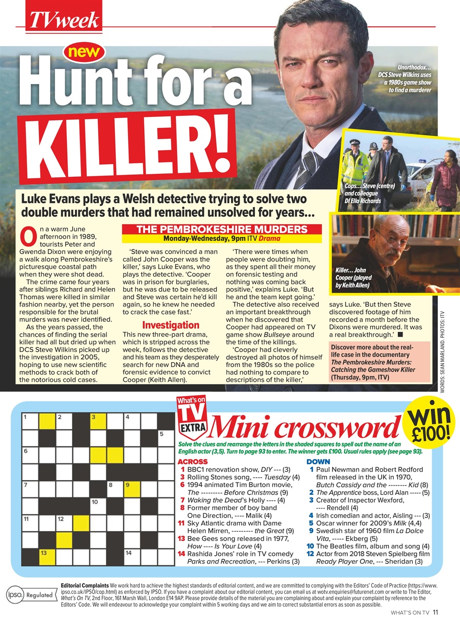 What's on TV Preview Pages