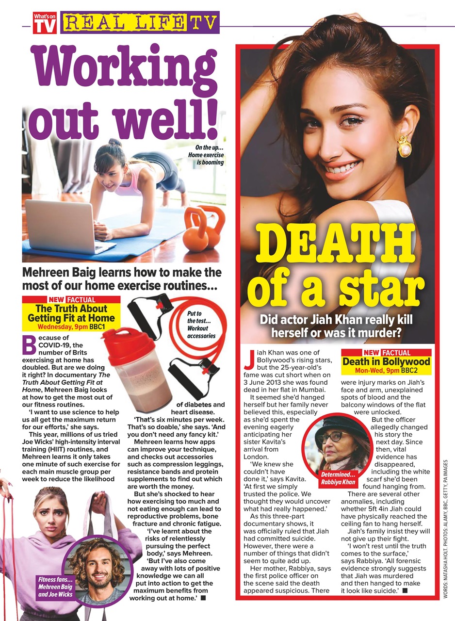 What's on TV Preview Pages