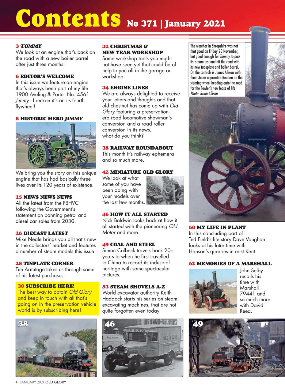 Old Glory Magazine Preview Pages