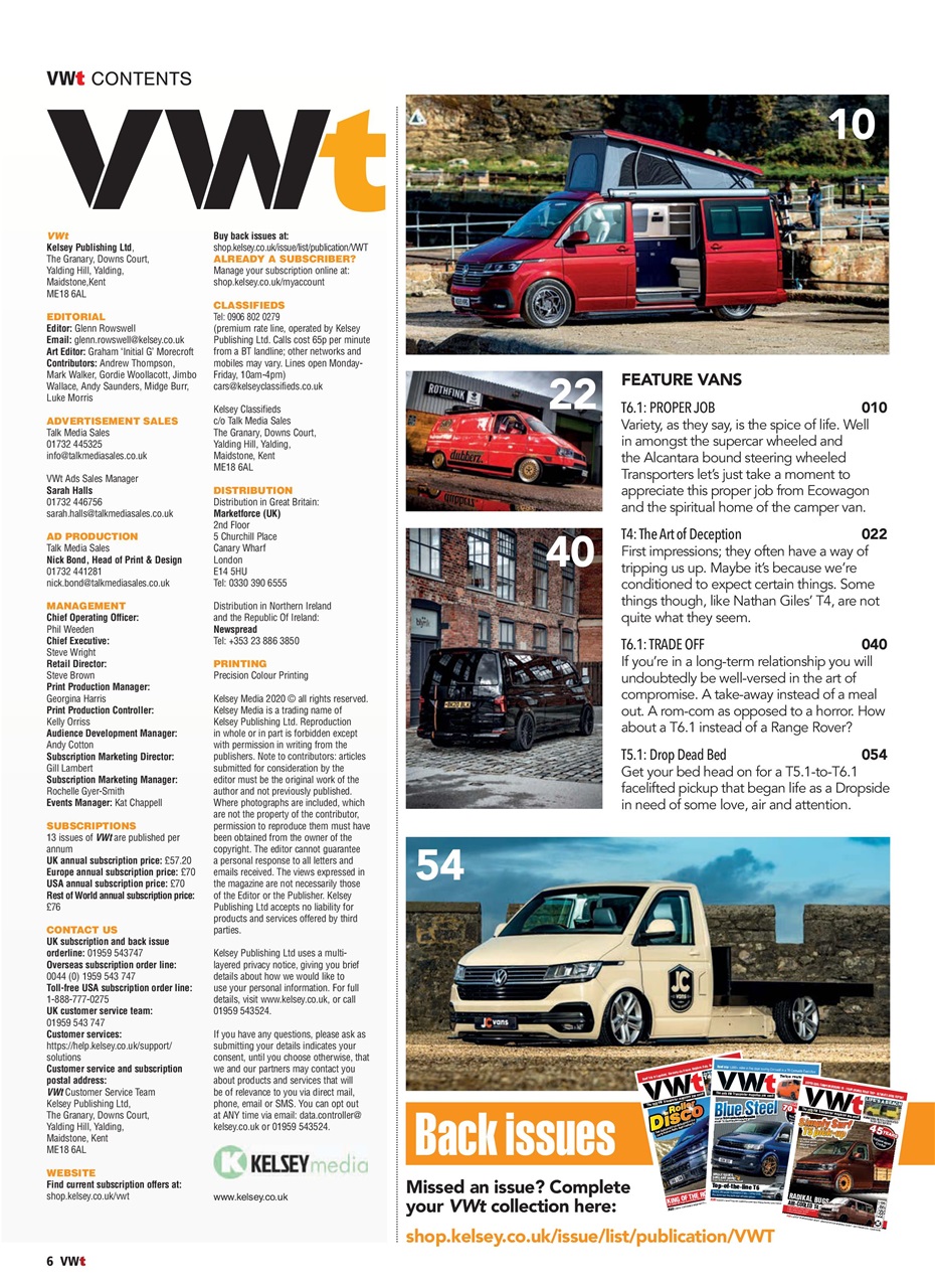 VWt Magazine Preview Pages