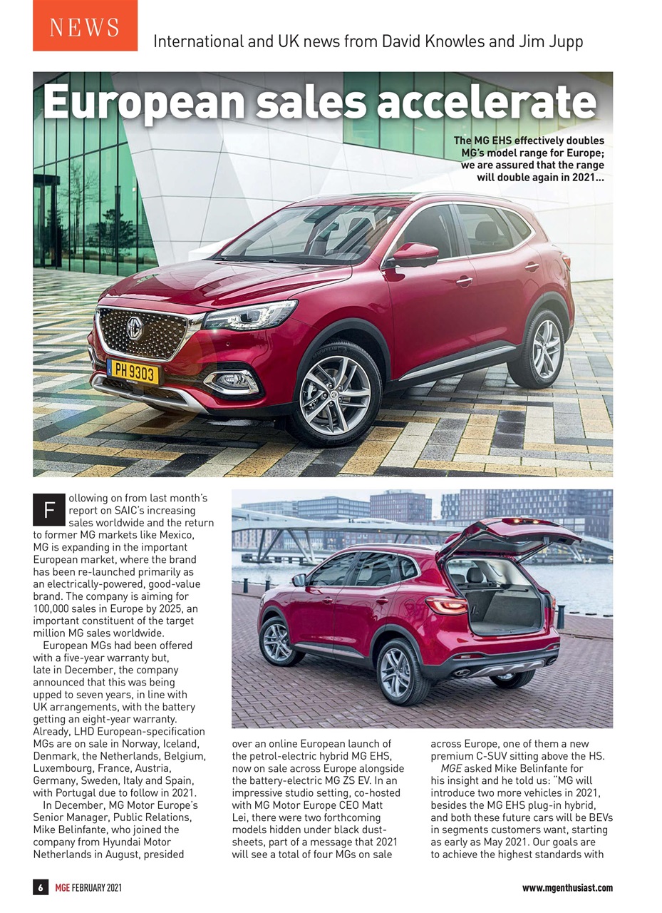 MG Enthusiast Preview Pages