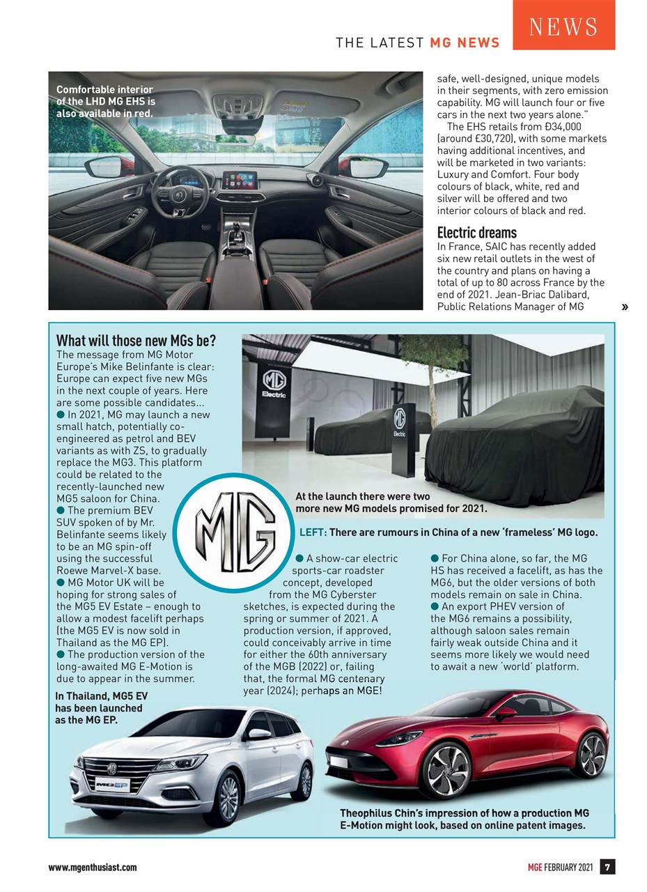 MG Enthusiast Preview Pages