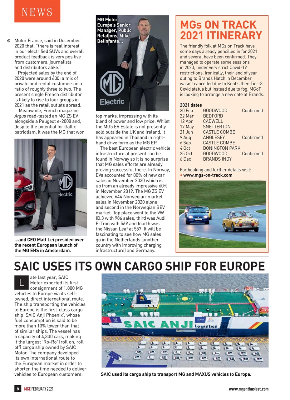 MG Enthusiast Preview Pages