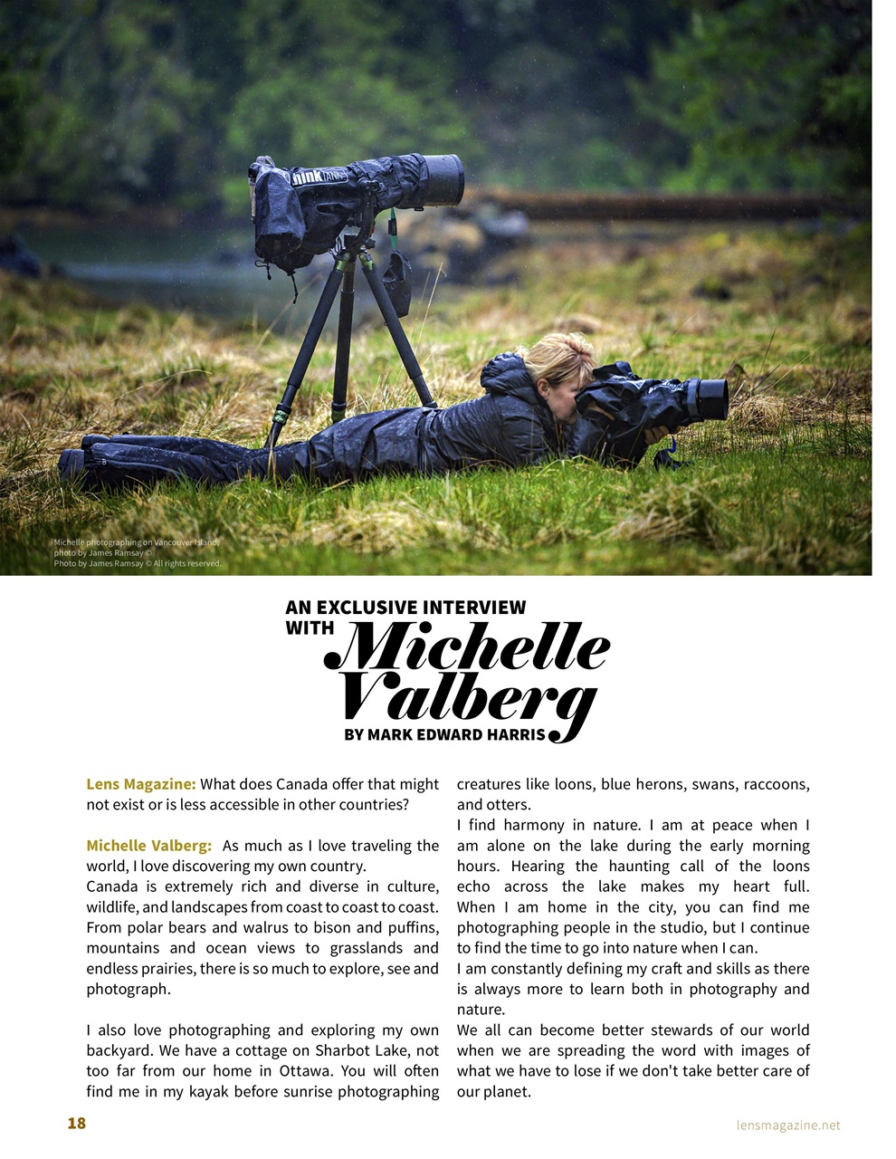 Lens Magazine Preview Pages