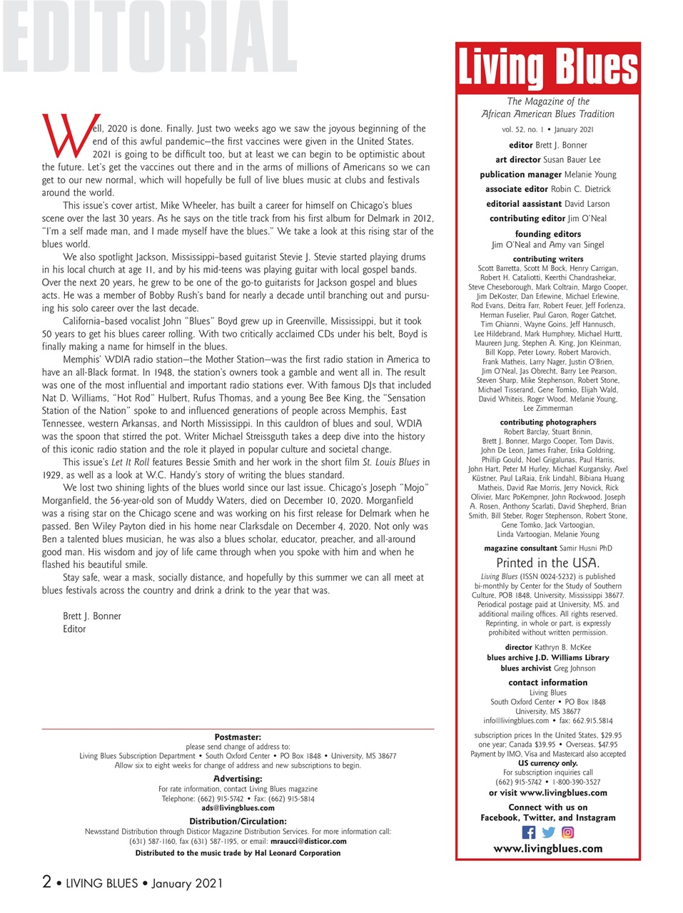 Living Blues Preview Pages