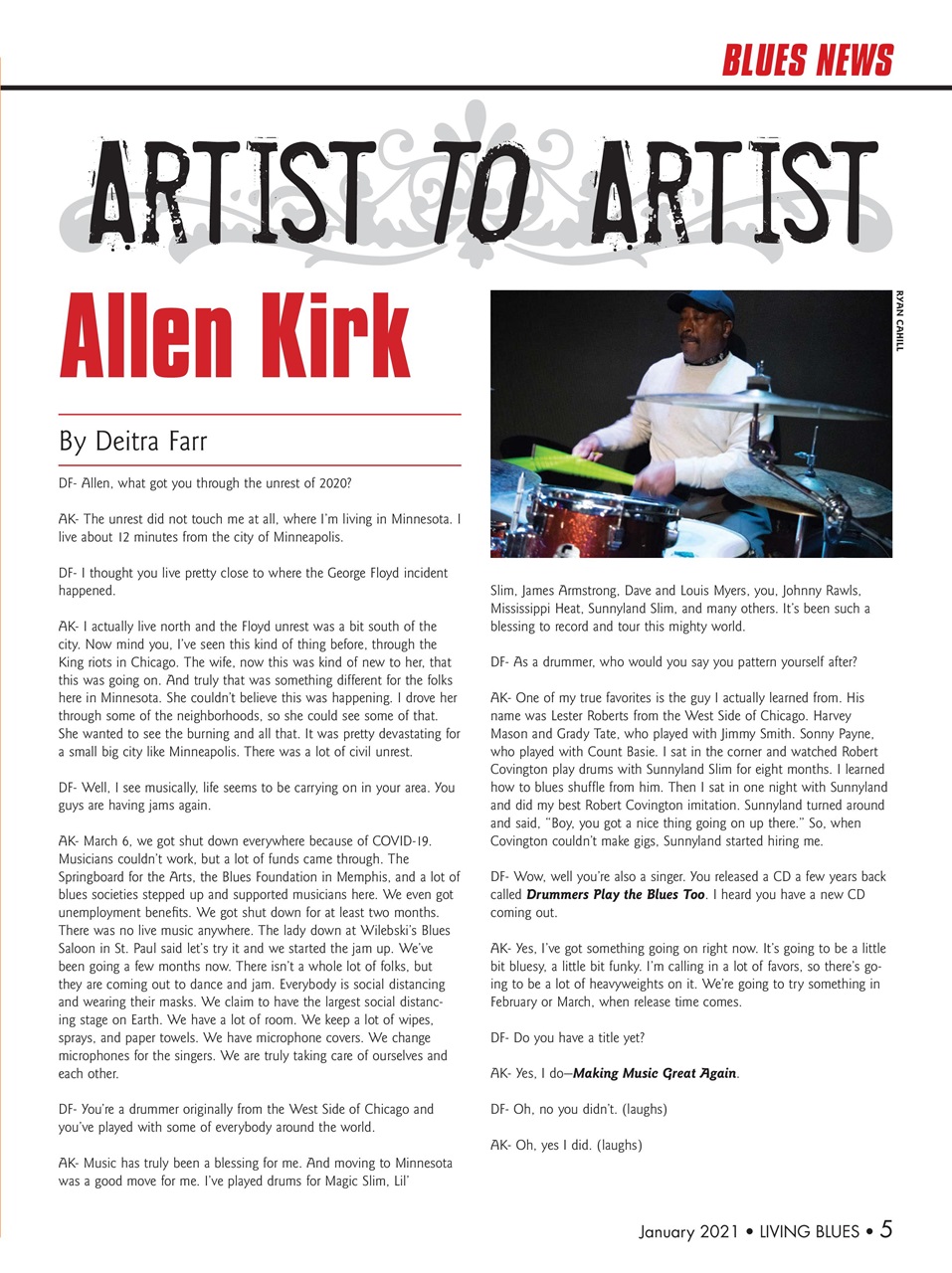 Living Blues Preview Pages