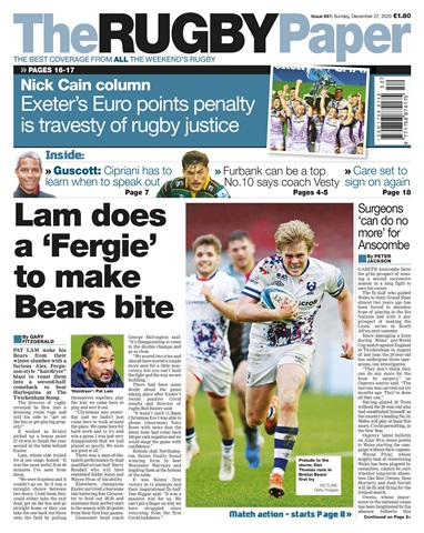 The Rugby Paper issue 27th Dec 2020