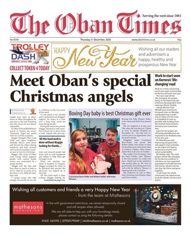 The Oban Times & Lochaber Times issue 31 Dec 2020