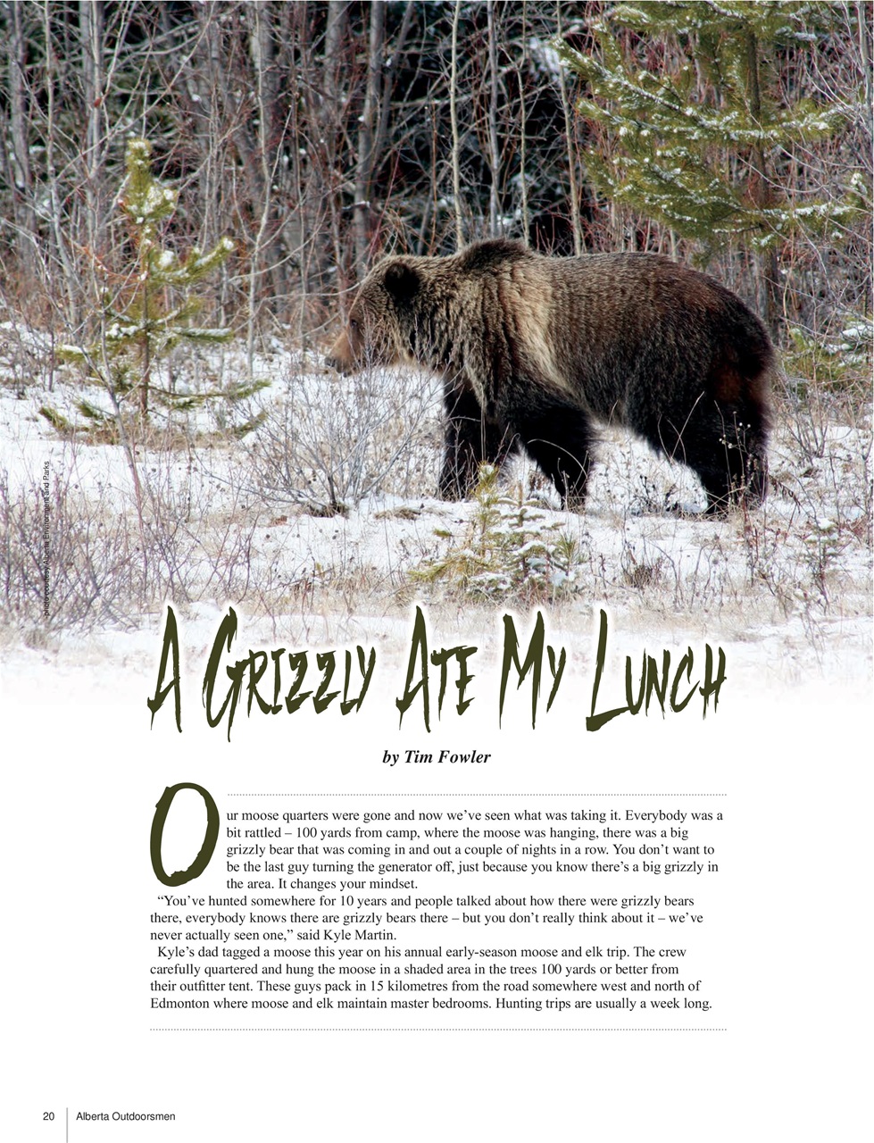 Alberta Outdoors Preview Pages