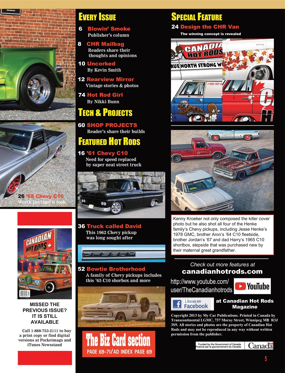 Canadian Hot Rods Preview Pages