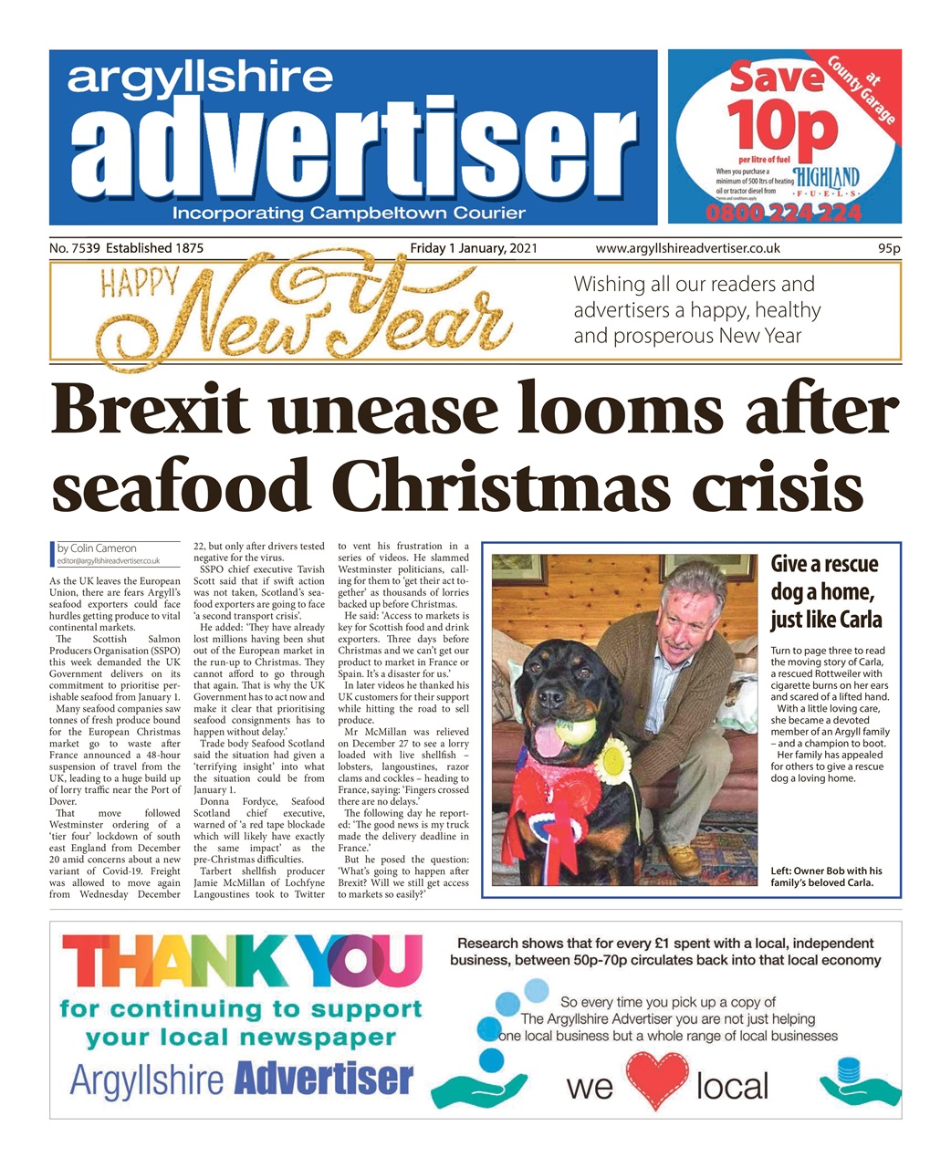 Argyllshire Advertiser Preview Pages
