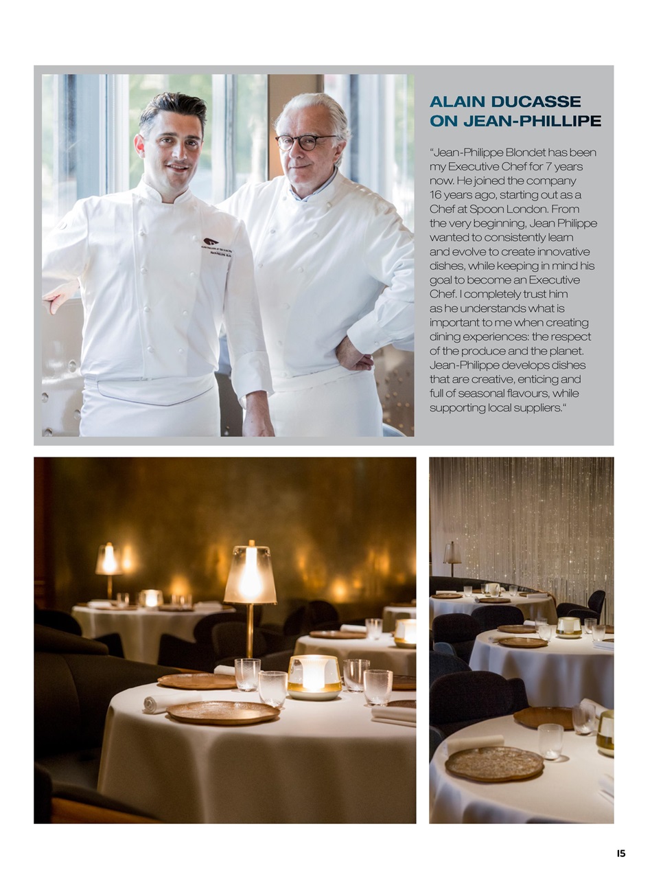 Chef & Restaurant Magazine Preview Pages