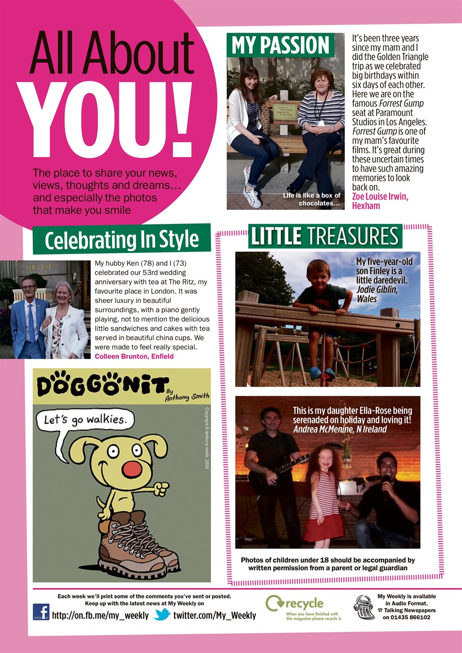 My Weekly Preview Pages