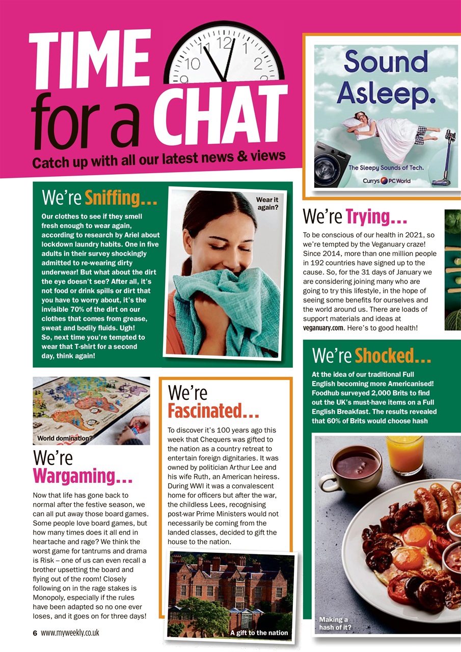 My Weekly Preview Pages