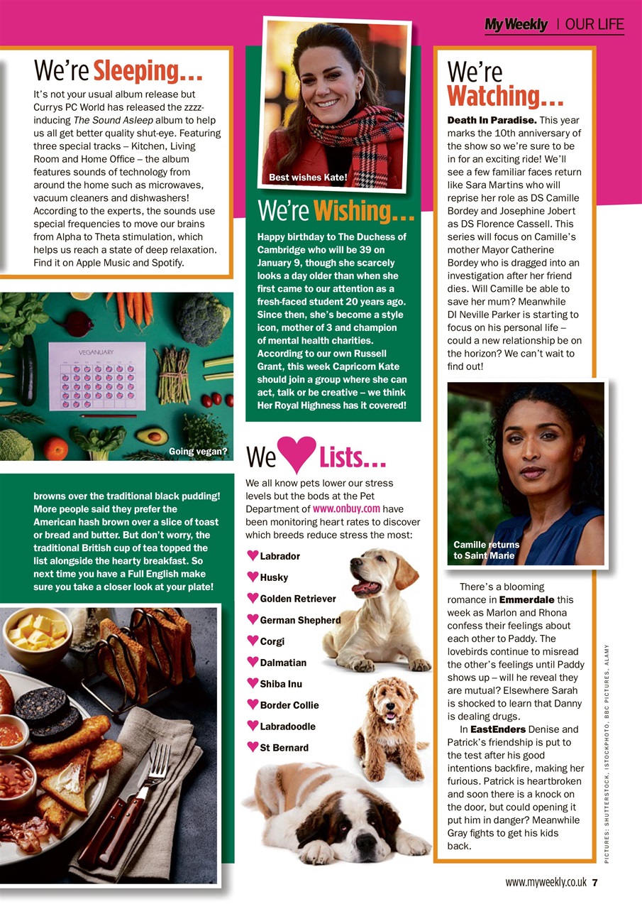 My Weekly Preview Pages