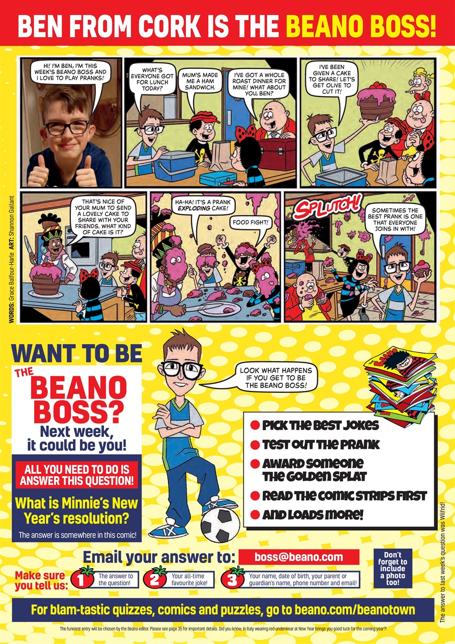 Beano Preview Pages