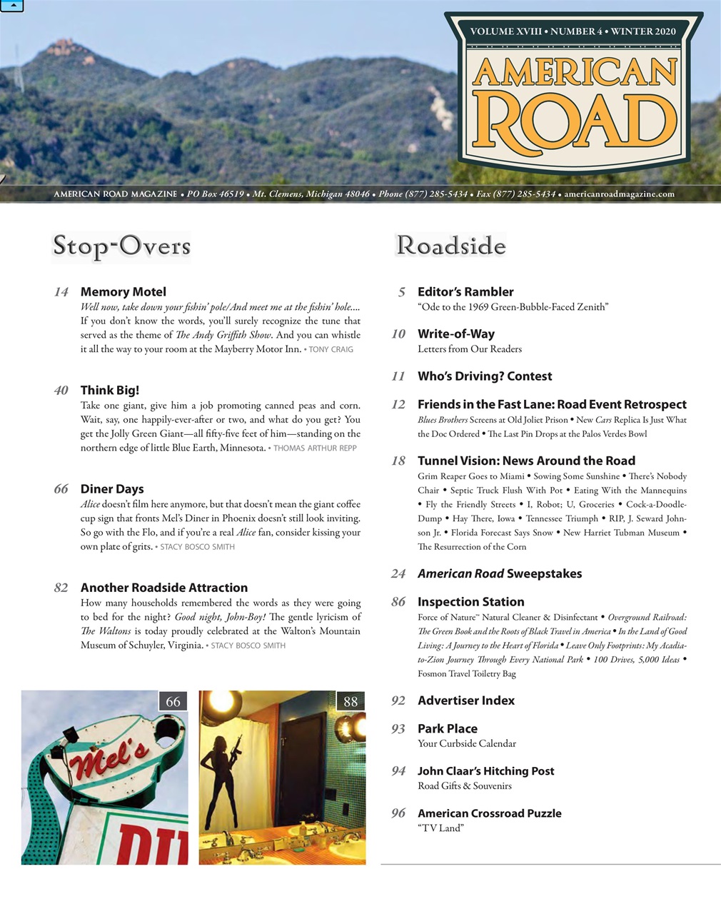 American Road Preview Pages