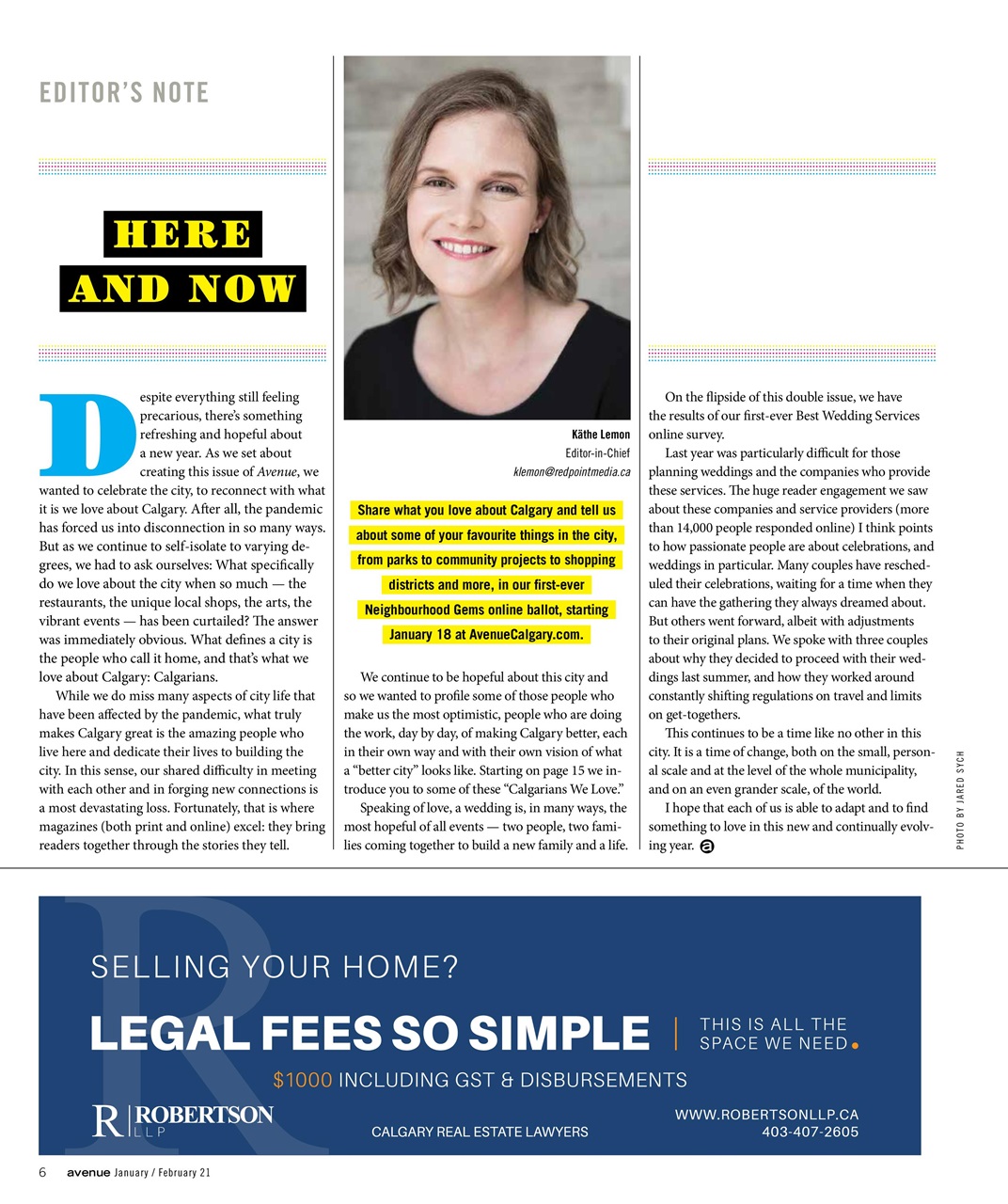 Avenue Calgary Preview Pages
