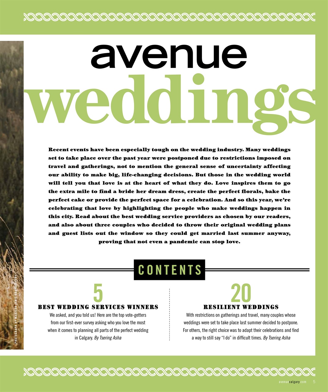 Avenue Calgary Preview Pages
