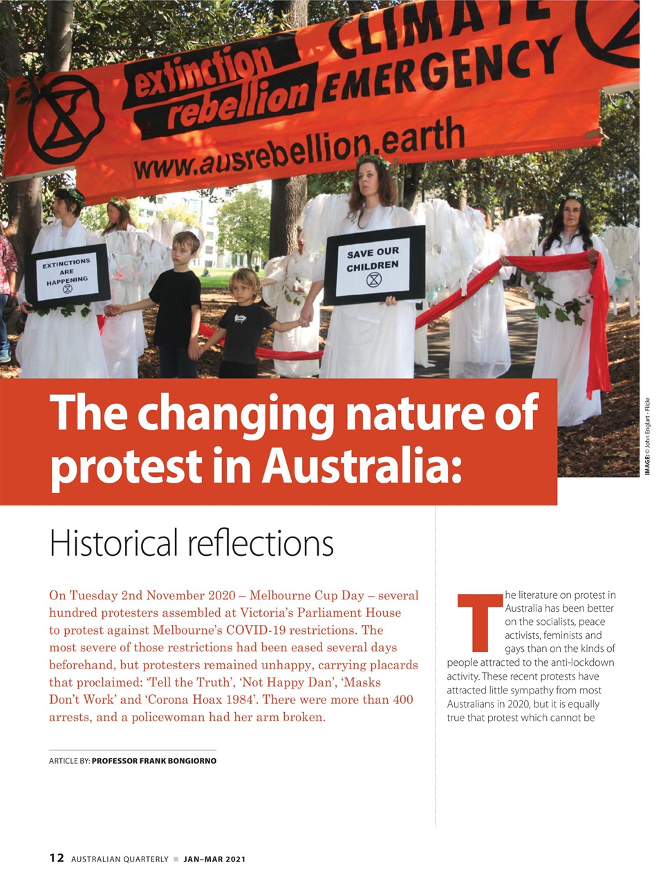 AQ: Australian Quarterly Preview Pages