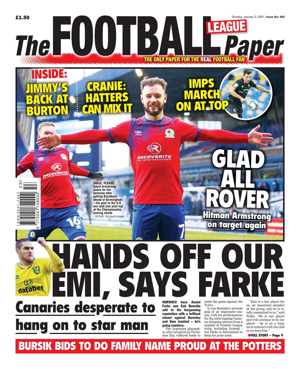 The Football League Paper Preview Pages