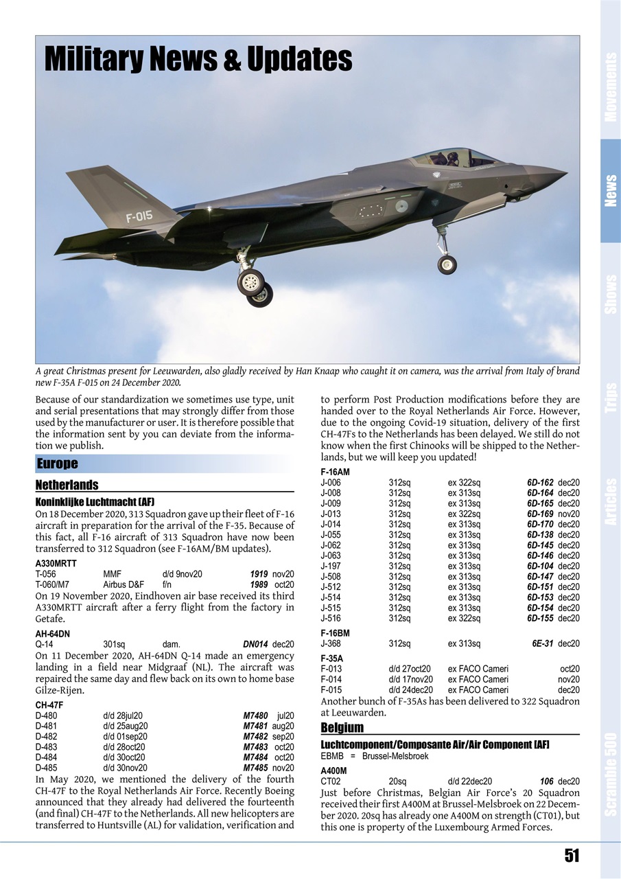 Scramble Magazine Preview Pages