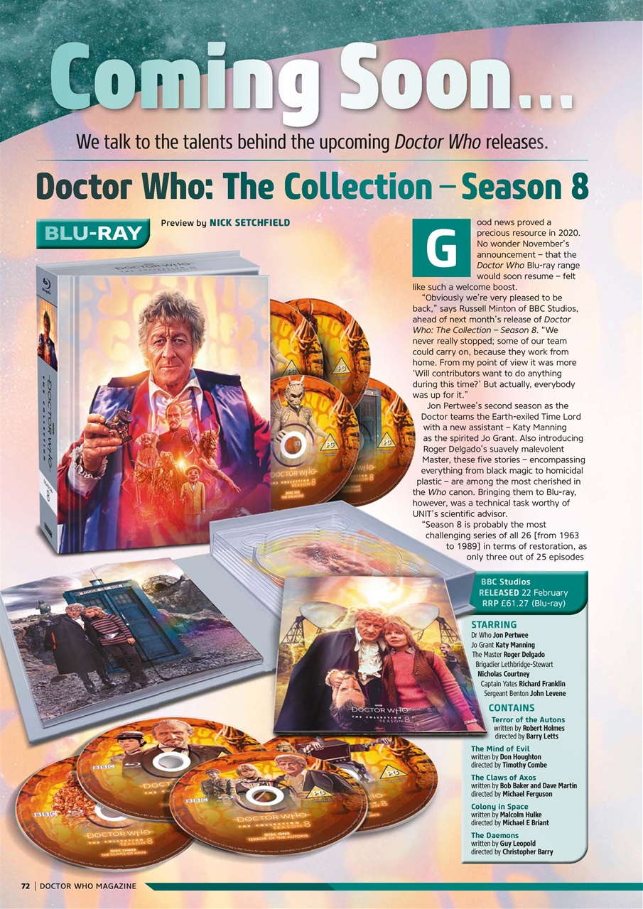 Doctor Who Magazine Preview Pages