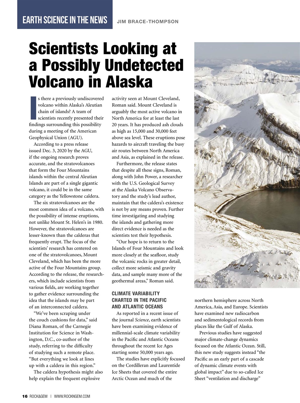 Rock&Gem Magazine Preview Pages