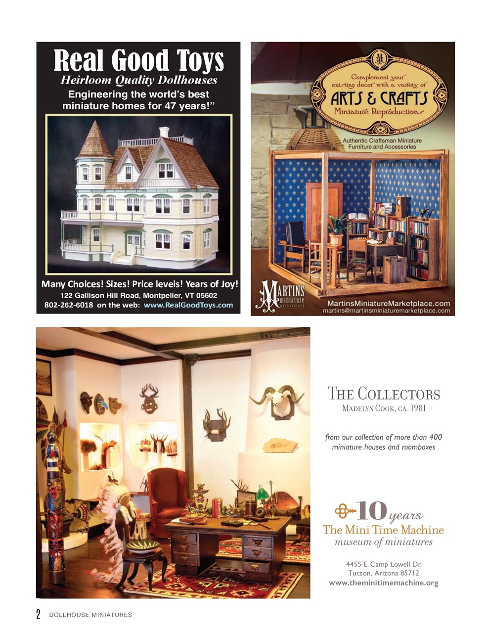 Dollhouse Miniatures Preview Pages