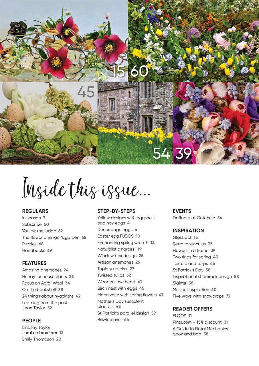 The Flower Arranger Preview Pages