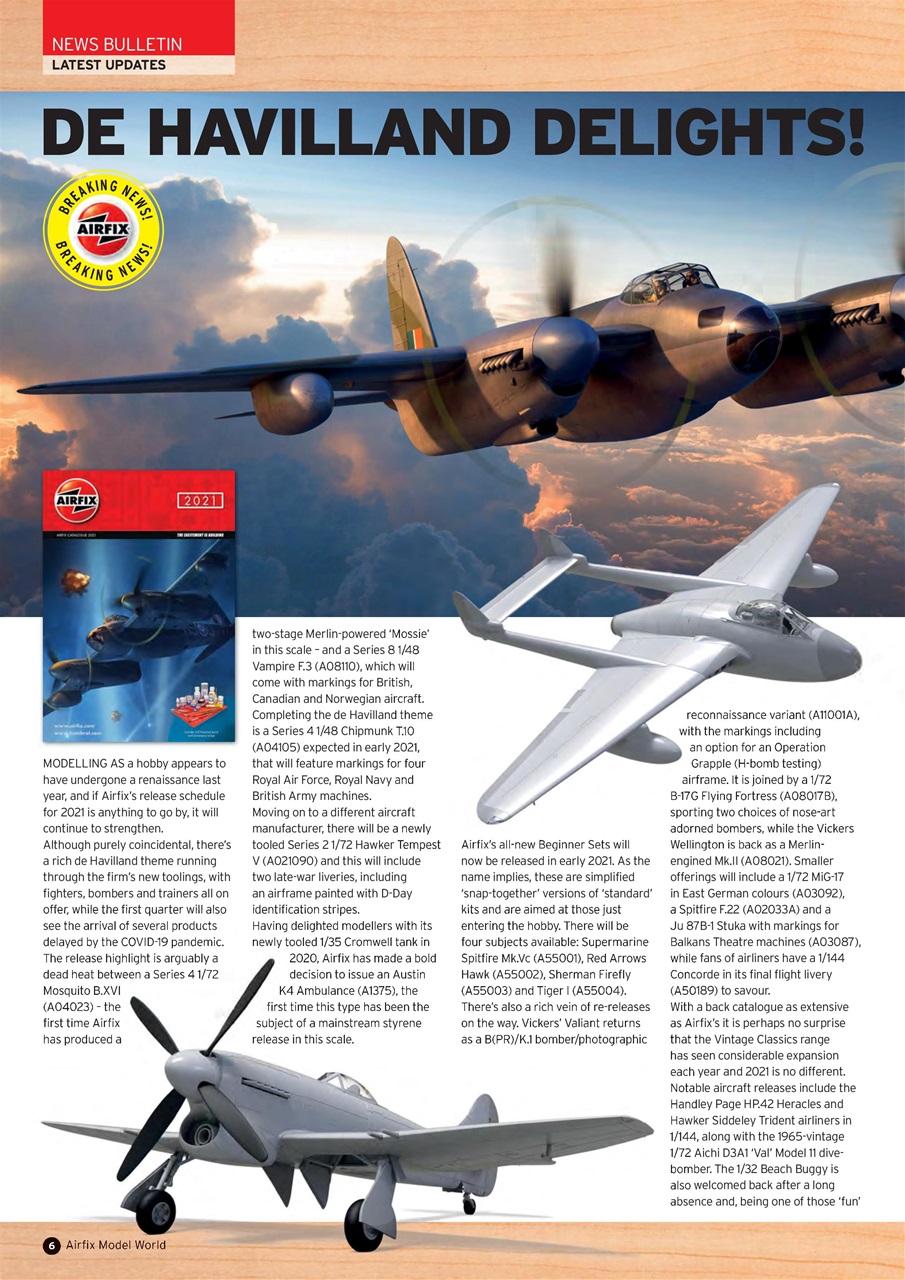 Airfix Model World Preview Pages