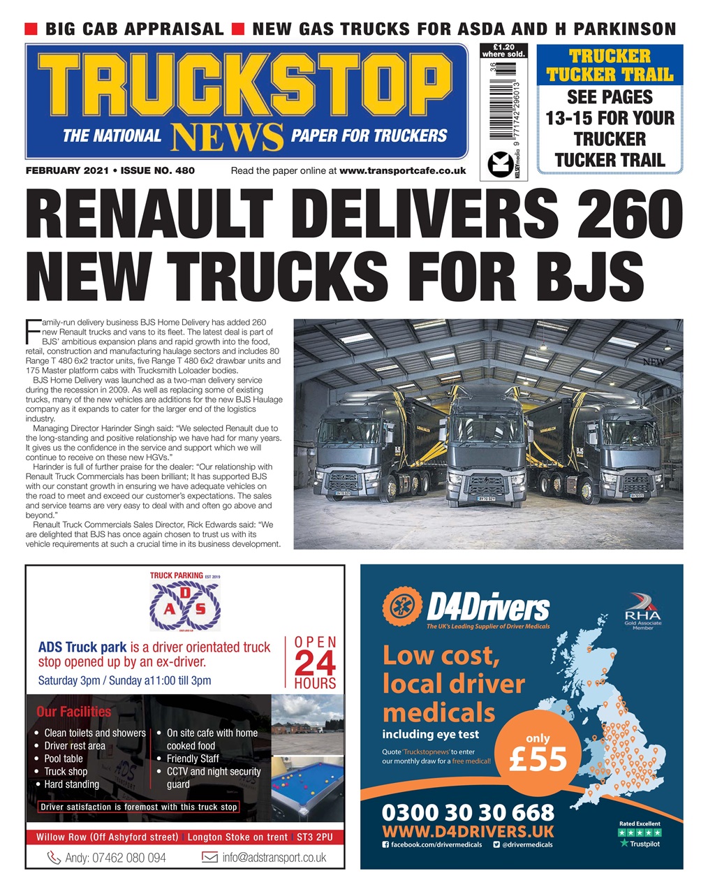 Truckstop News Preview Pages