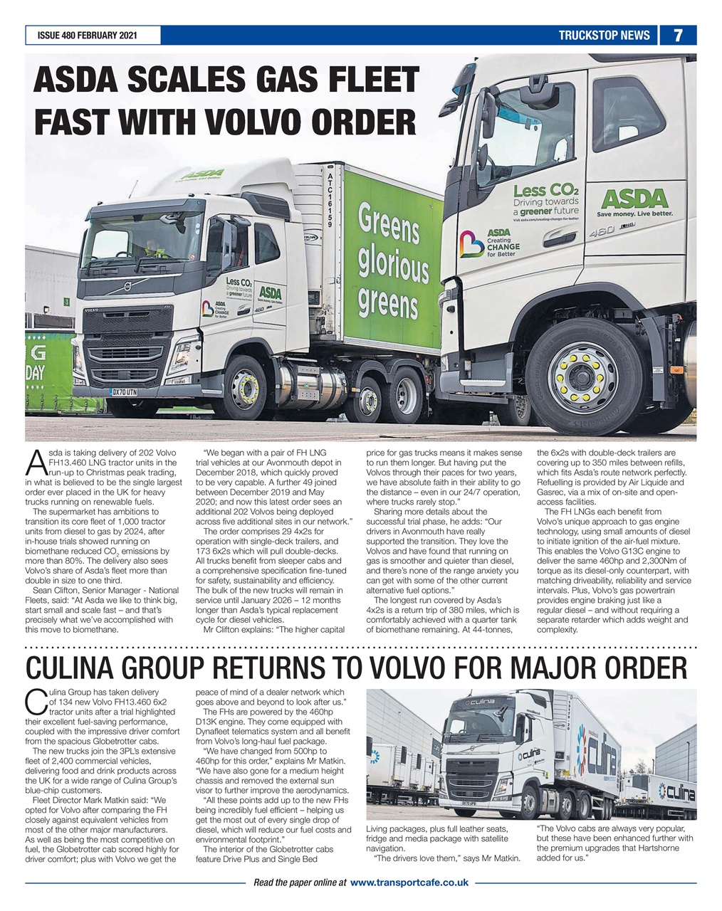 Truckstop News Preview Pages