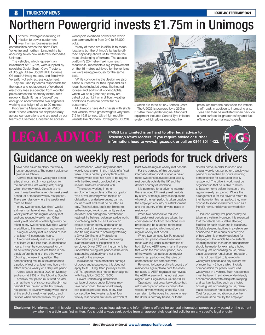 Truckstop News Preview Pages