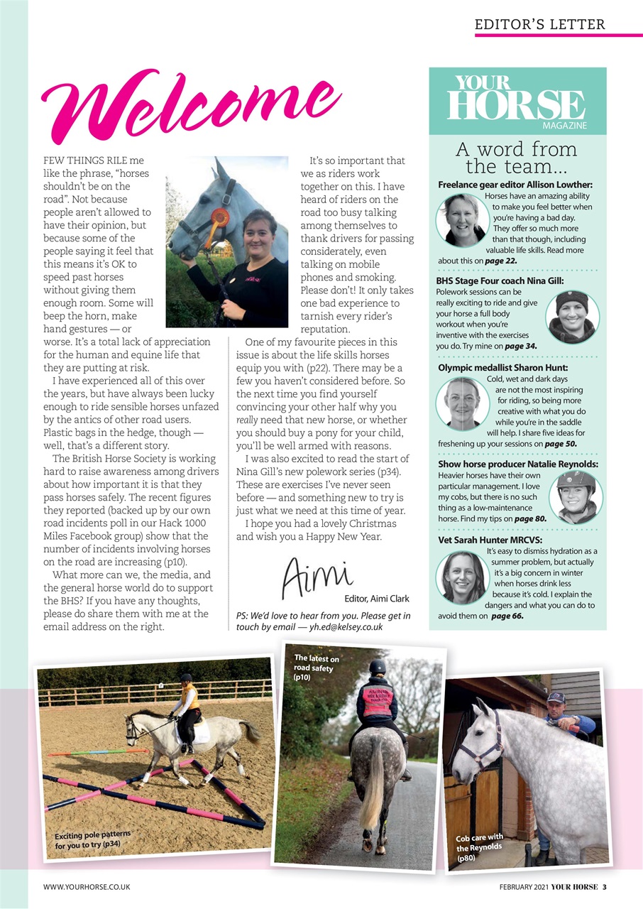 Your Horse Preview Pages
