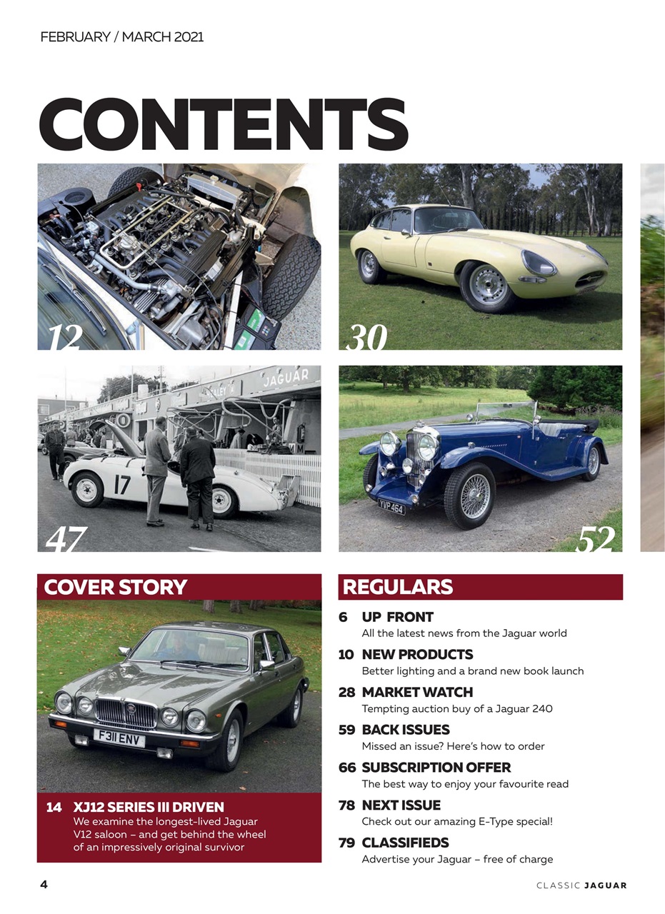 Classic Jaguar Preview Pages