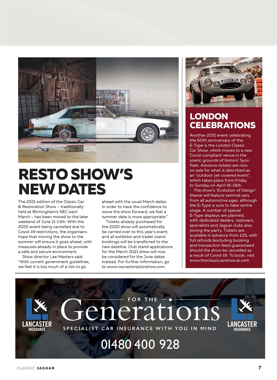 Classic Jaguar Preview Pages