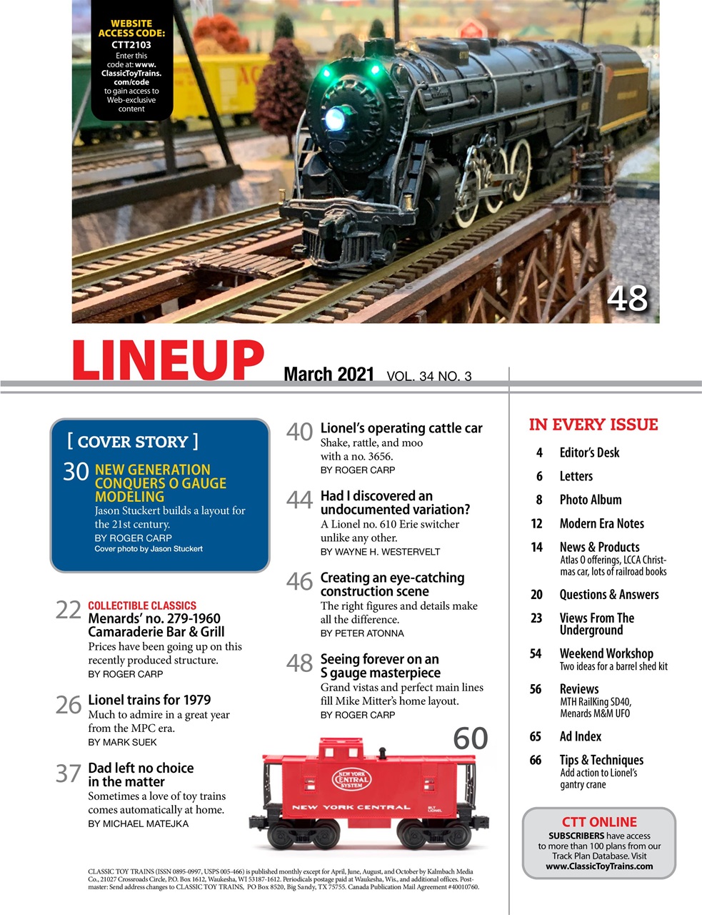 Classic Toy Trains Preview Pages
