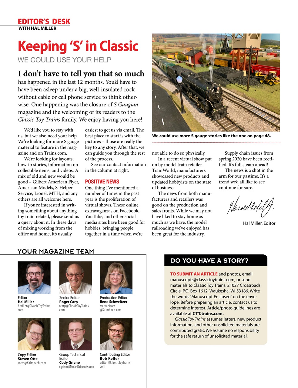 Classic Toy Trains Preview Pages