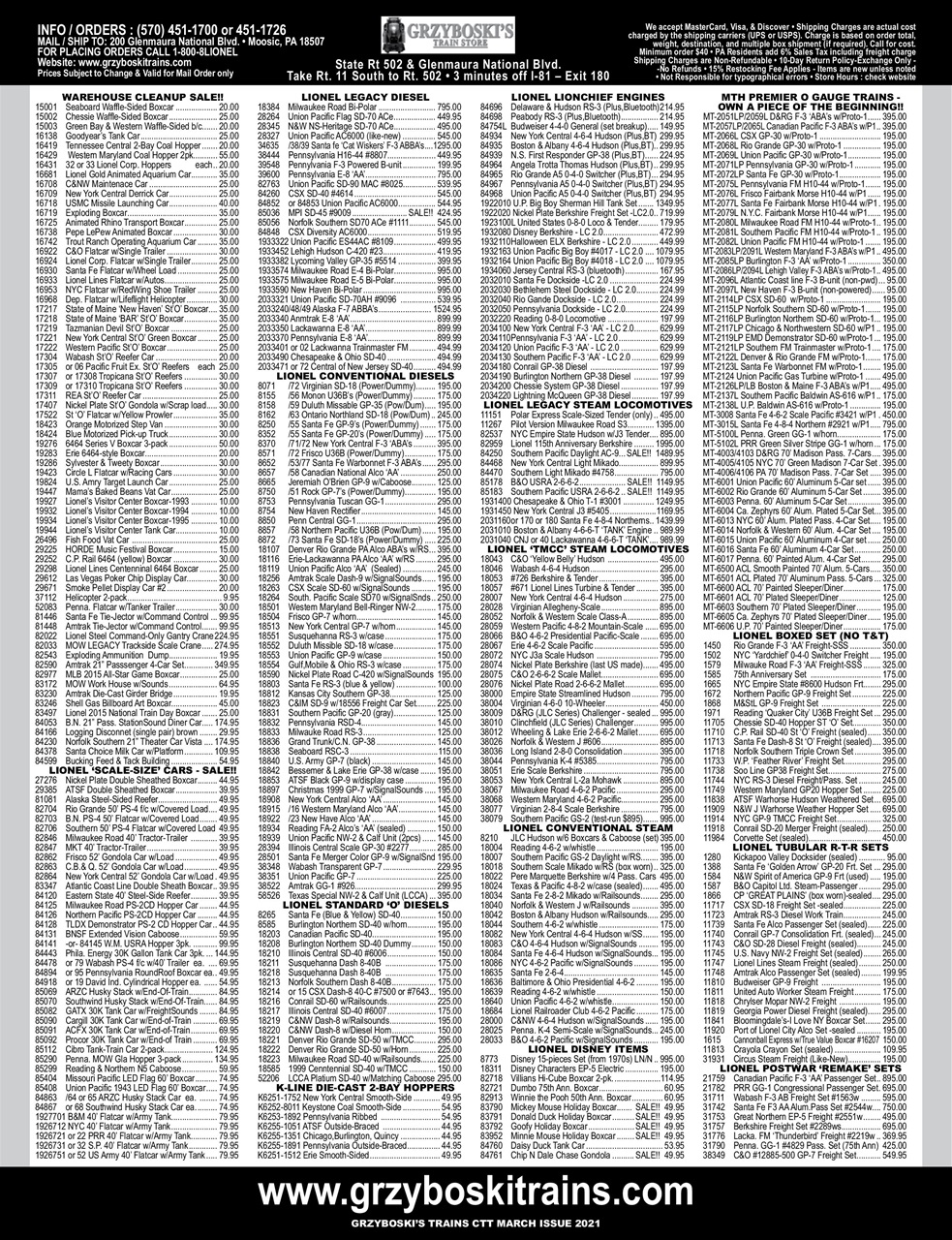 Classic Toy Trains Preview Pages