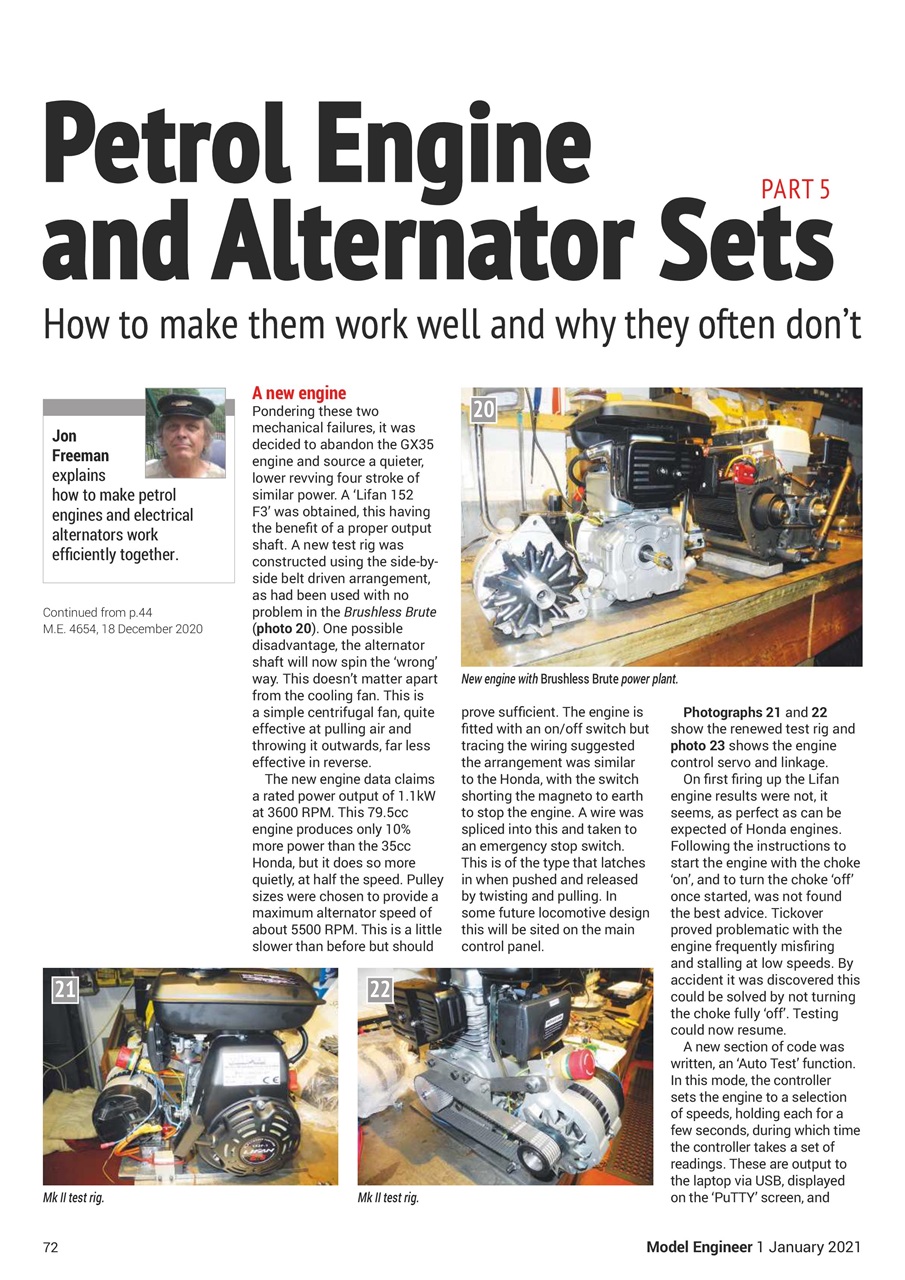 Model Engineer Preview Pages