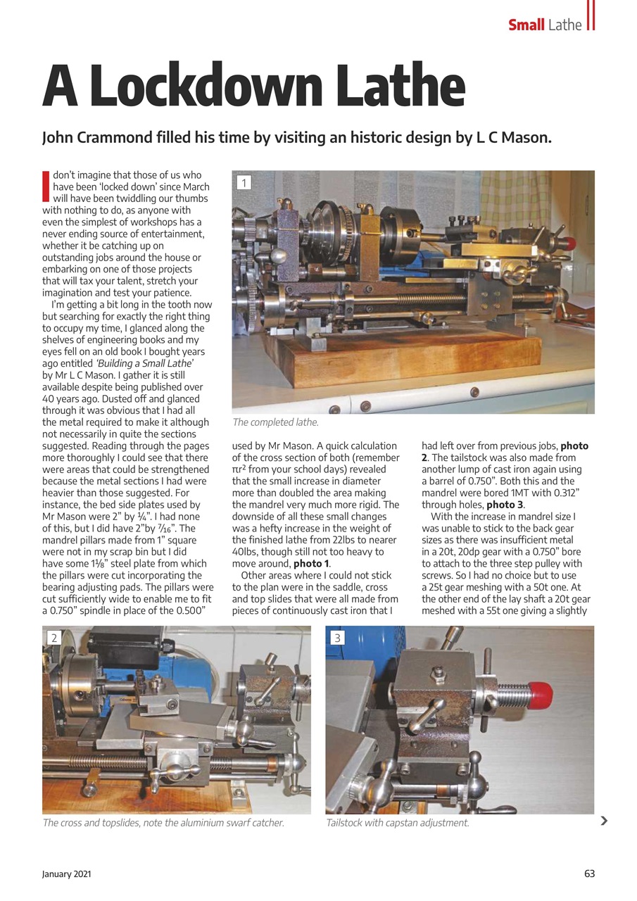 Model Engineer & Workshop Magazine Preview Pages