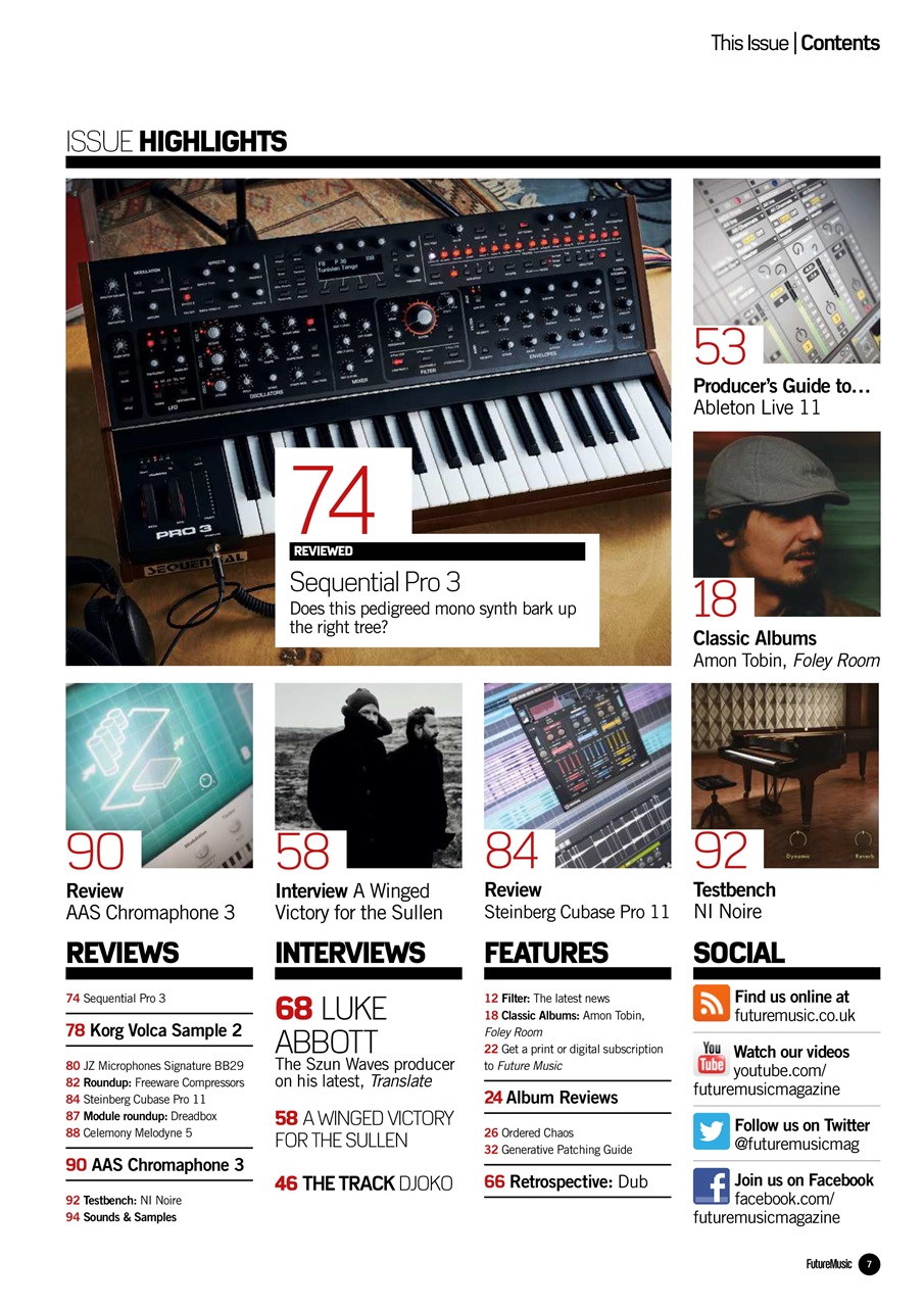 Future Music Preview Pages