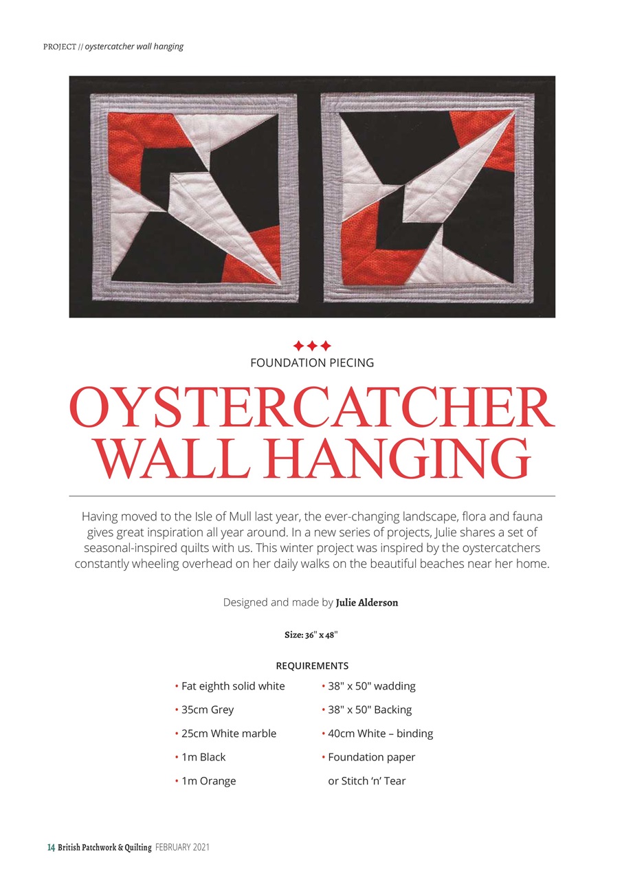 Patchwork and Quilting Preview Pages