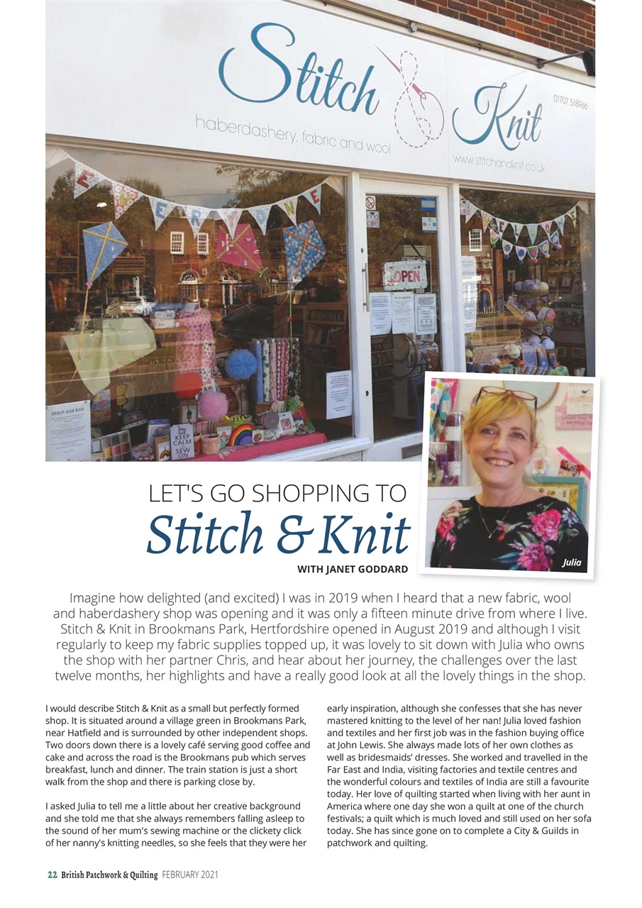 Patchwork and Quilting Preview Pages