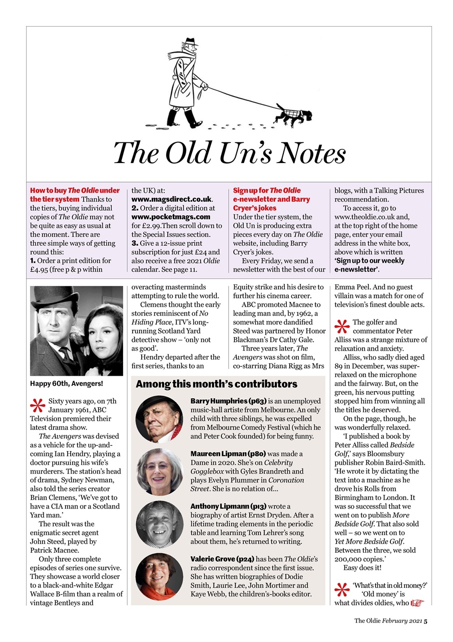 The Oldie Preview Pages