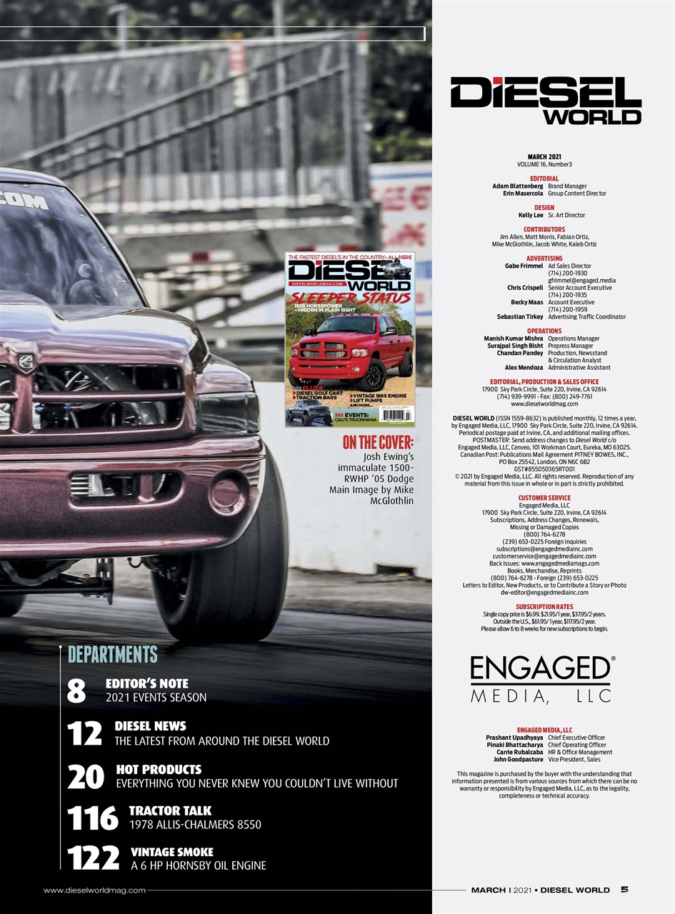 Diesel World Preview Pages