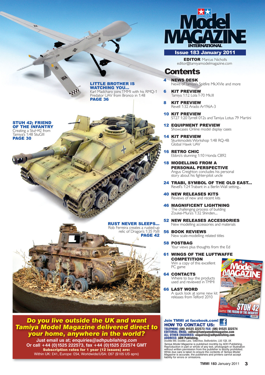 Tamiya Model Magazine Preview Pages