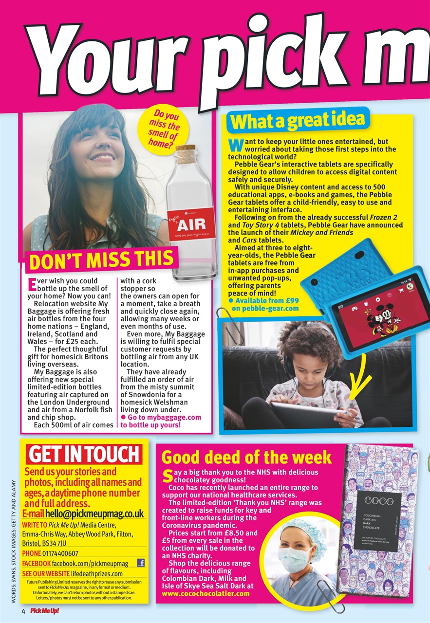 Pick Me Up Preview Pages