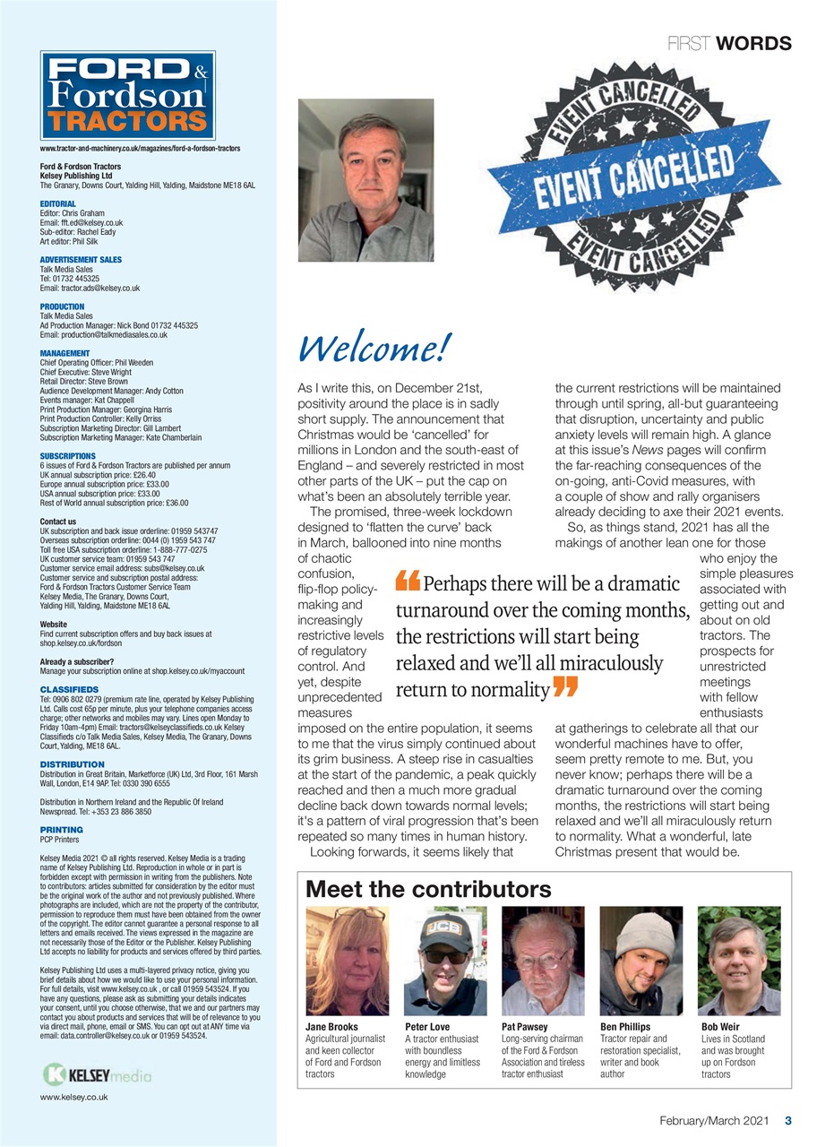 Ford & Fordson Preview Pages